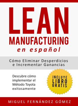 Miguel Fernández Gómez - Lean Manufacturing En Español