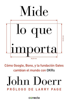 John Doerr Mide lo que importa