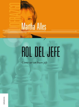 Martha Alicia Alles - El Rol Del Jefe