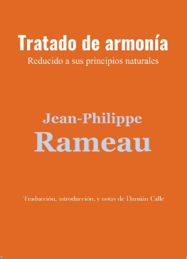 Jean-Philippe Rameau - Tratado de Armonía - Reducido a sus principios naturales