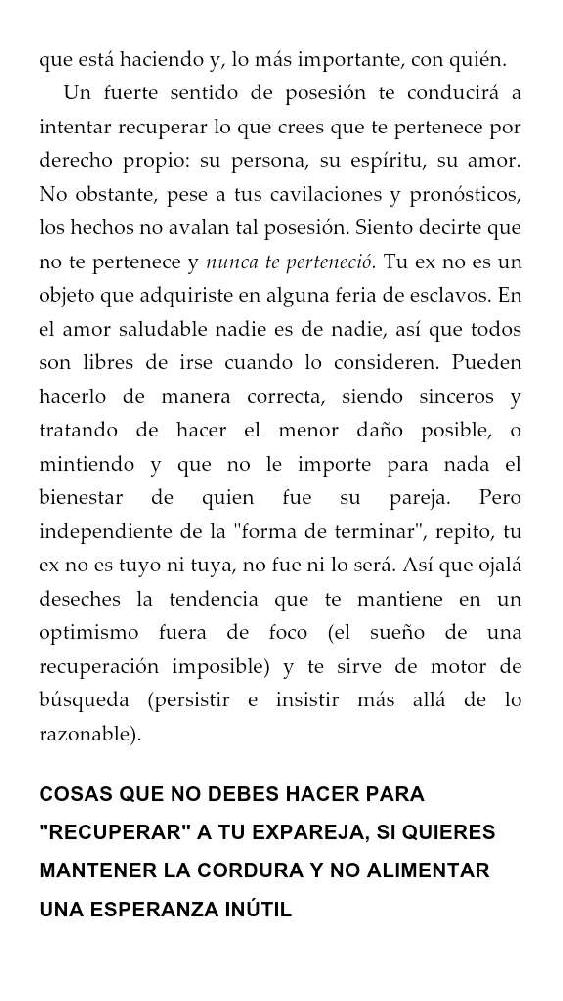 Ya te dije adiós ahora cómo te olvido Una guía para sacarse el ex de la cabeza y el corazón - photo 35