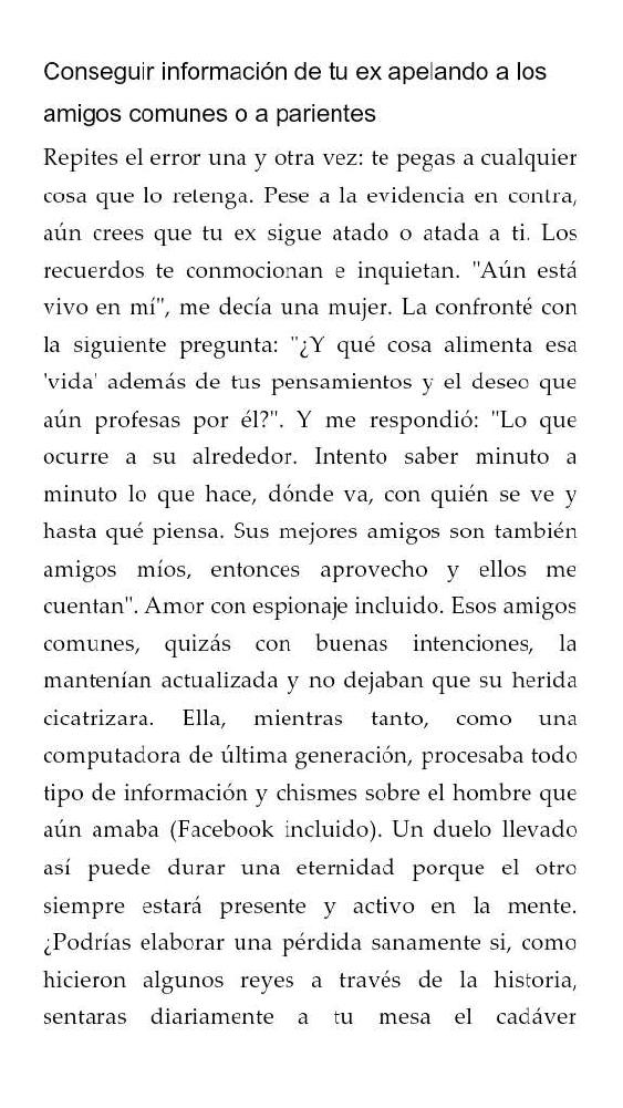 Ya te dije adiós ahora cómo te olvido Una guía para sacarse el ex de la cabeza y el corazón - photo 36