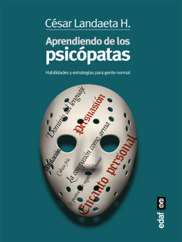 Cesar Landaeta - Aprendiendo de los psicópatas