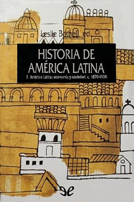 AA. VV. - América Latina: economía y sociedad, c. 1870-1930