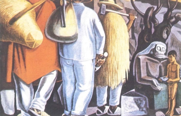 Mural de Chaves Morado alusivo a uno de los diversos episodios de la Revolución - photo 3