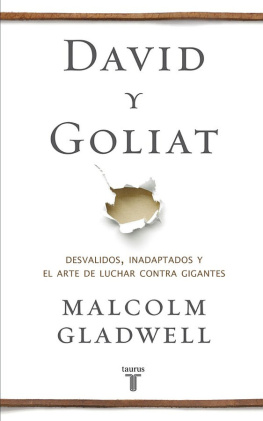 Malcolm Gladwell David y Goliat