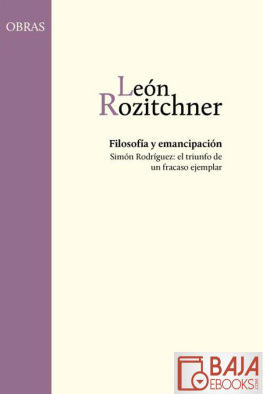 León Rozitchner - Filosofía y emancipación