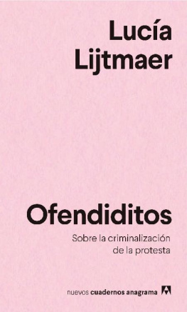 Lucía Lijtmaer - Ofendiditos