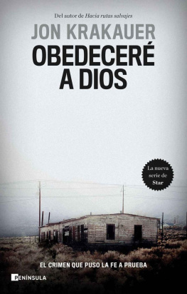 Krakauer - Obedeceré a Dios (Spanish Edition)