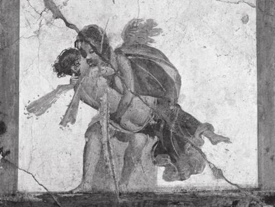 Eros besando a Psique Fresco pompeyano Museo Arqueológico Nacional de - photo 2