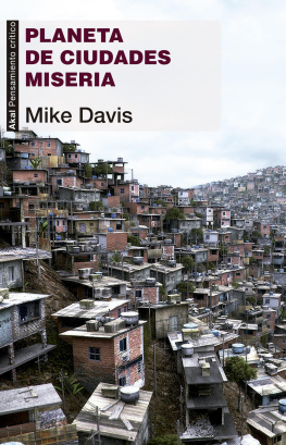 Mike Davis - Planeta de ciudades miseria