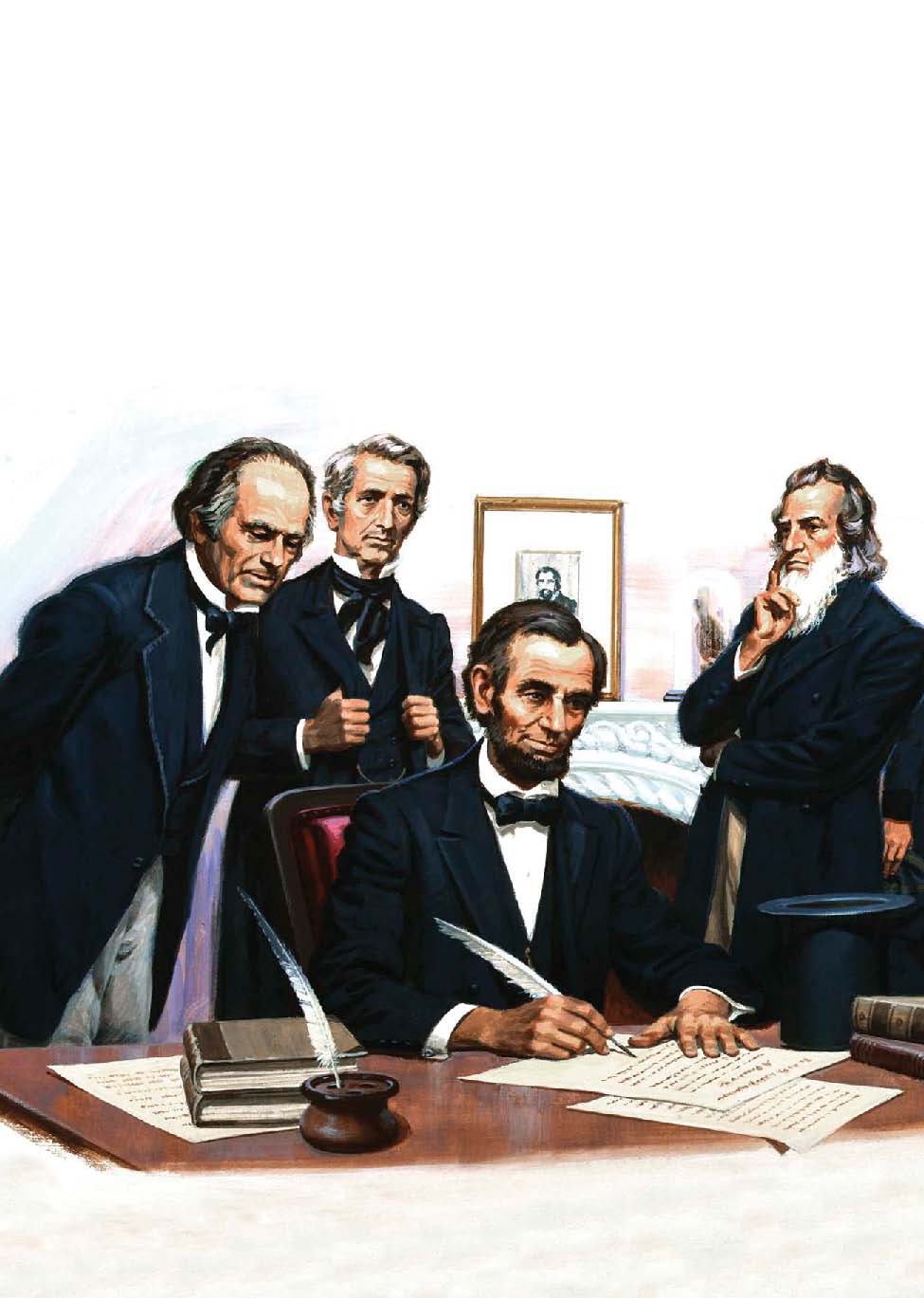 SI QUIERES SABER MÁS Lincoln no reunió a su gabinete ni hizo una ceremonia - photo 9