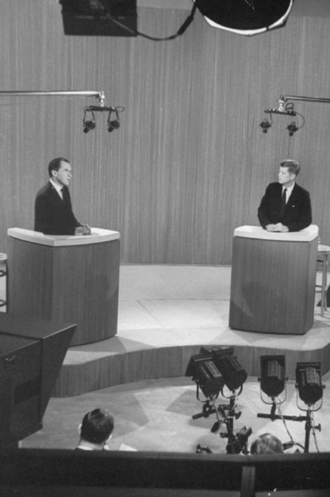 Richard Nixon y John F Kennedy tomaron parte en el primer debate presidencial - photo 5