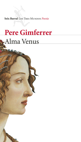 Gimferrer Alma Venus