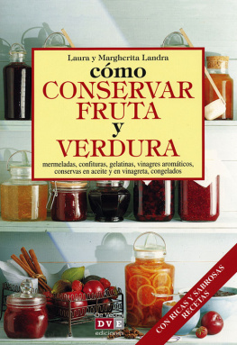 Laura Landra Cómo conservar fruta y verdura