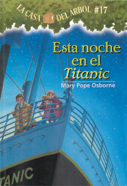 Mary Pope Osborne Esta Noche en el Titanic