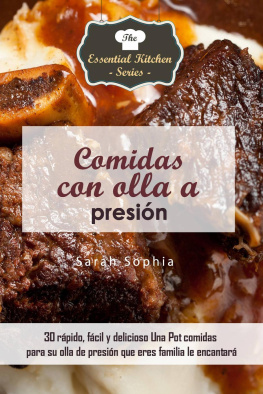 Sarah Sophia - Comidas con olla a presión