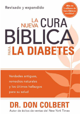 Don Colbert La Nueva cura bíblica para la diabetes