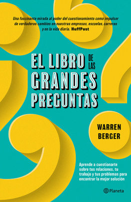 Warren Berger - El libro de las grandes preguntas