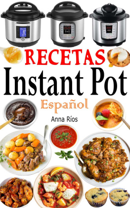 Anna Ríos Recetas Instant Pot Español