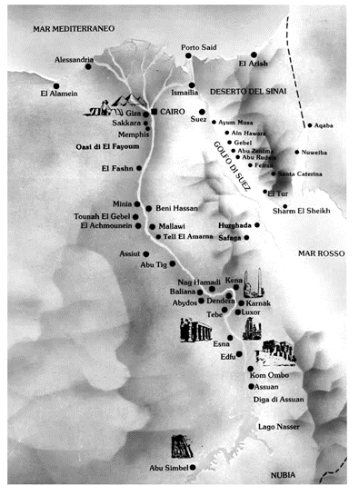 Mapa del antiguo Egipto EL VALLE DE LOS REYES Valle de los Reyes - photo 2
