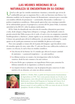 James A. Duke - La nueva farmacia natural: Alimentos curativos para prevenir y tratar más de 75 males comunes