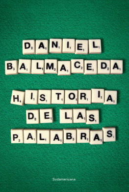 BALMACEDA - Historia de las palabras