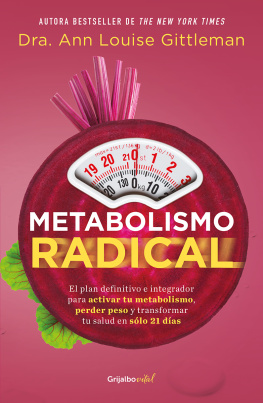 Ann Louise Gittleman Metabolismo radical
