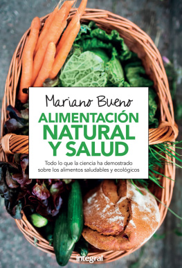 Mariano Bueno - Alimentación natural y salud