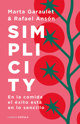 Marta Garaulet Simplicity: En la comida el éxito está en lo sencillo