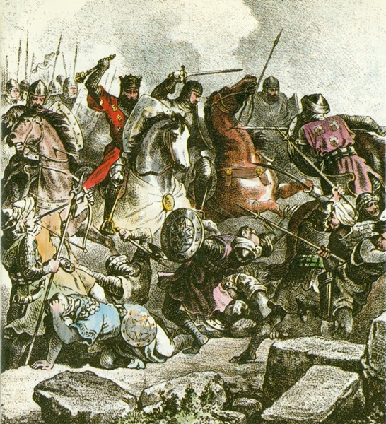 Batalla del Salado 30 de octubre de 1340 plumilla iluminada de la Historia de - photo 3
