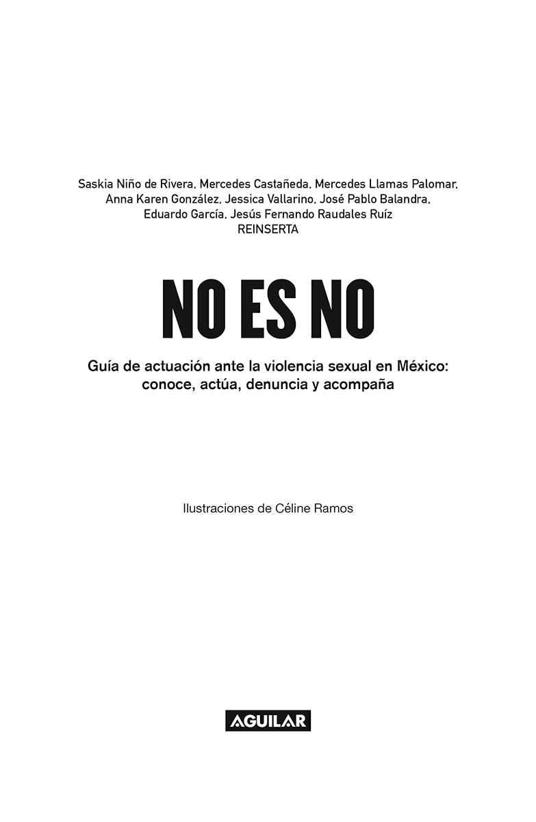 No es no Guía de actuación ante la violencia sexual en México conoce actúa - photo 1