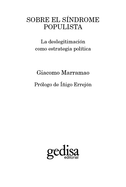Giacomo Marramao Del prólogo Íñigo Errejón De la traducción - photo 3