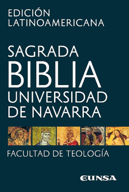 Universidad de Navarra - Sagrada Biblia