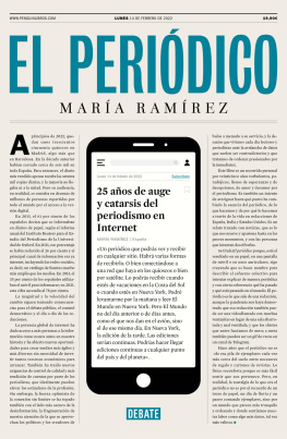María Ramírez El periódico: 25 años de auge y catarsis del periodismo en Internet