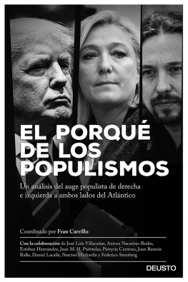 José Luis Villacañas - El porqué de los populismos: Un análisis del auge populista de derecha e izquierda a ambos lados del Atlántico