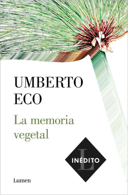 Umberto Eco La memoria vegetal