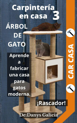 Danys Galicia - Carpintería en Casa 3, Árbol de gato. Aprende a fabricar una casa para gatos moderna con rascador.
