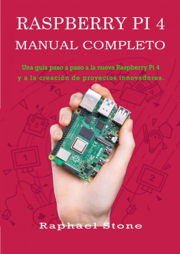 Raphael Stone - Raspberry Pi 4 Manual Completo: Una guía paso a paso a la nueva Raspberry Pi 4 y a la creación de proyectos innovadores.