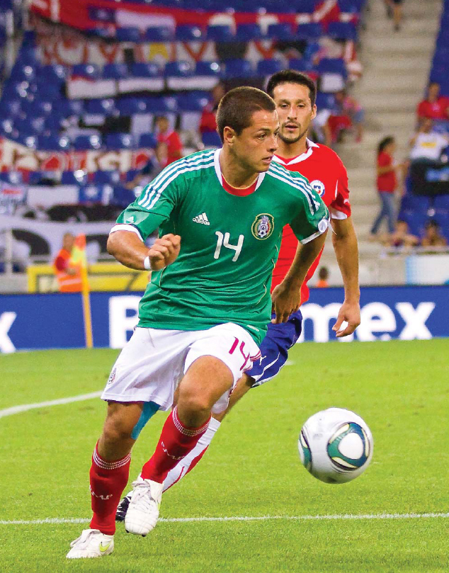 Javier el Chicharito Hernández es hoy uno de los mejores jóvenes futbolistas - photo 3