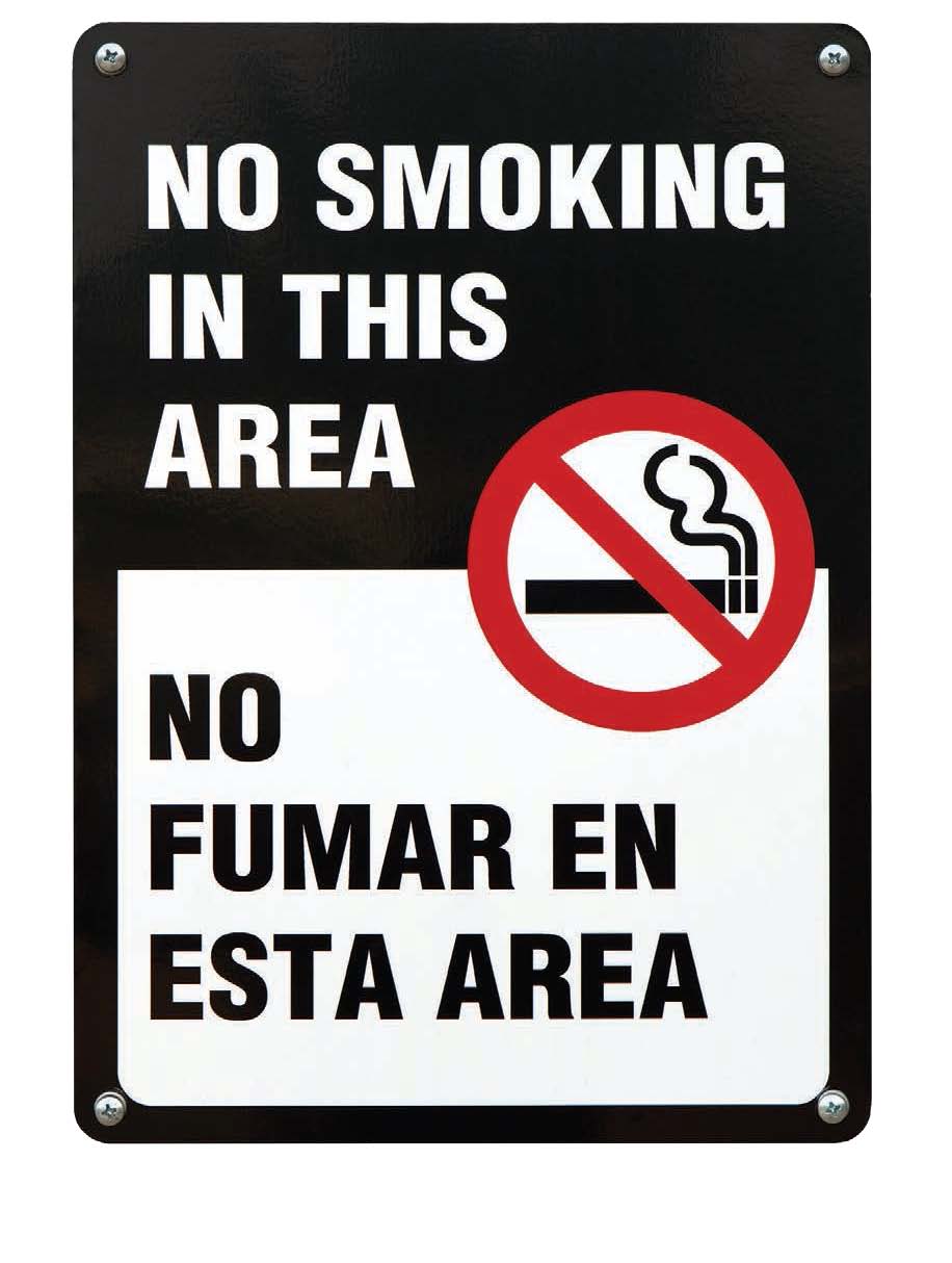 Este cartel dice lo mismo en inglés y en español En algunos lugares hay - photo 11