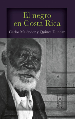 Carlos Meléndez - El negro en Costa Rica