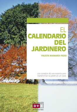 Fausta Mainardi Fazio - El calendario del jardinero