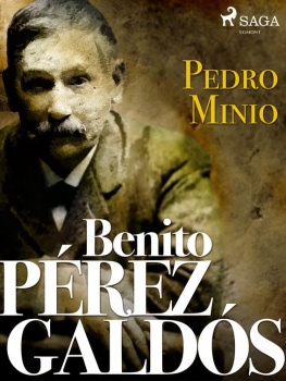 Benito Pérez Galdos Pedro Minio