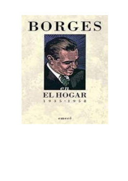Jorge Luis Borges - El Hogar - 1935-1958