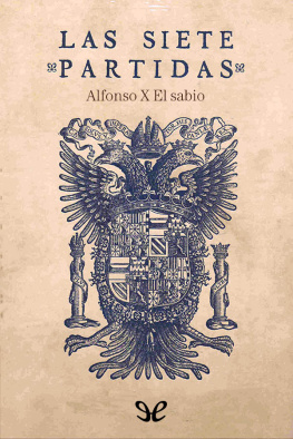 Alfonso X el Sabio Las Siete Partidas