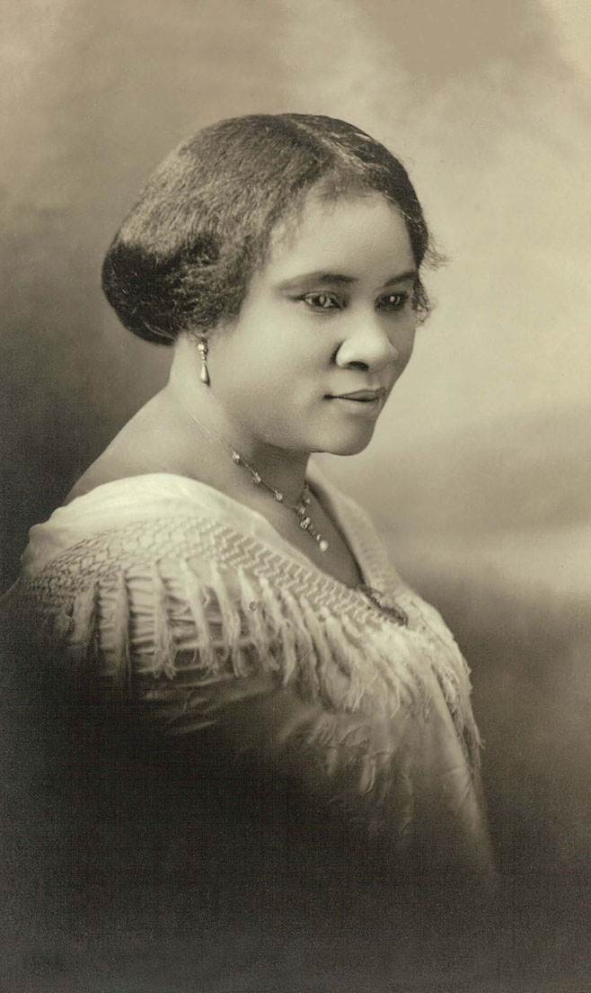 Madam C J Walker 1914 Con frecuencia elogiada como la primera mujer - photo 5