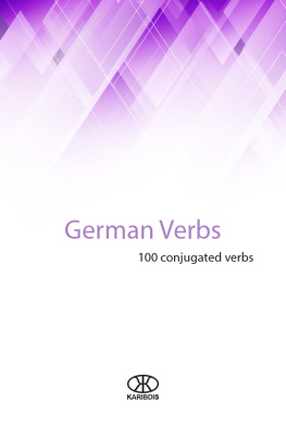 Editorial Karibdis German verbs: 100 conjugated verbs