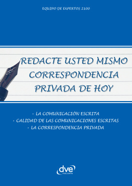 Equipo de expertos 2100 Redacte usted mismo correspondencia privada de hoy