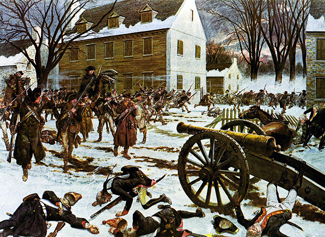 La batalla de Trenton cuadro de Charles McBarron A lo largo de este periodo - photo 4